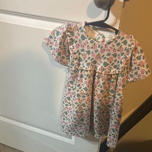 Zara Pink and Green Casual Dress